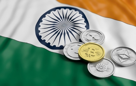 Cryptocurrency,In,India,Concept.,Golden,Bitcoin,And,Variety,Of,Silver
